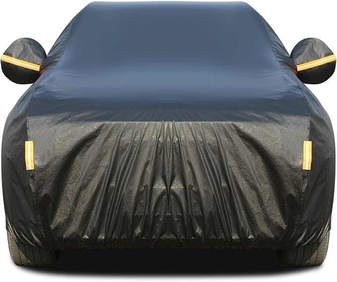 Tecoom Car Cover Waterproof All Weather, 3 Layers Car Covers by Tecoom
