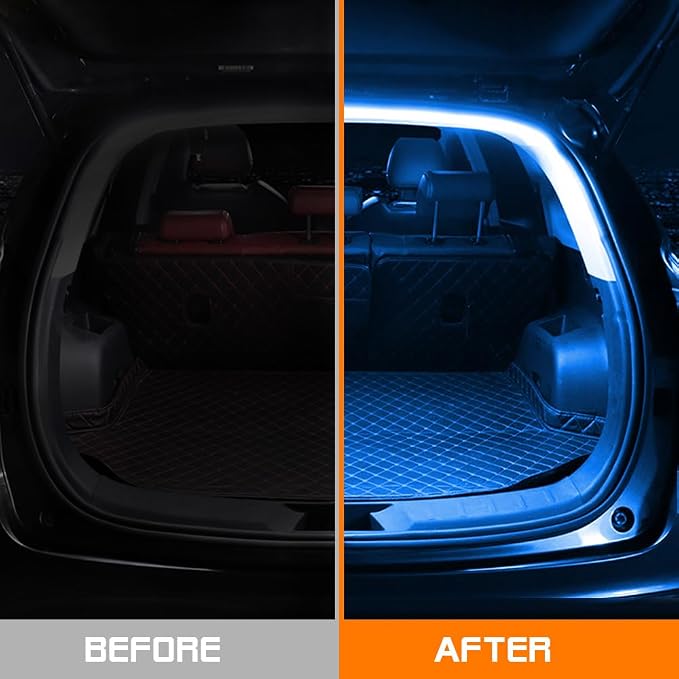 Car LED Strip Light For Trunk, 158Inch IP67 Silicone Waterproof Neon Light - Image 2