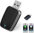 Mini Wireless Carplay Adapter, Convert Wired to Wireless Car Play & Android by Angetube