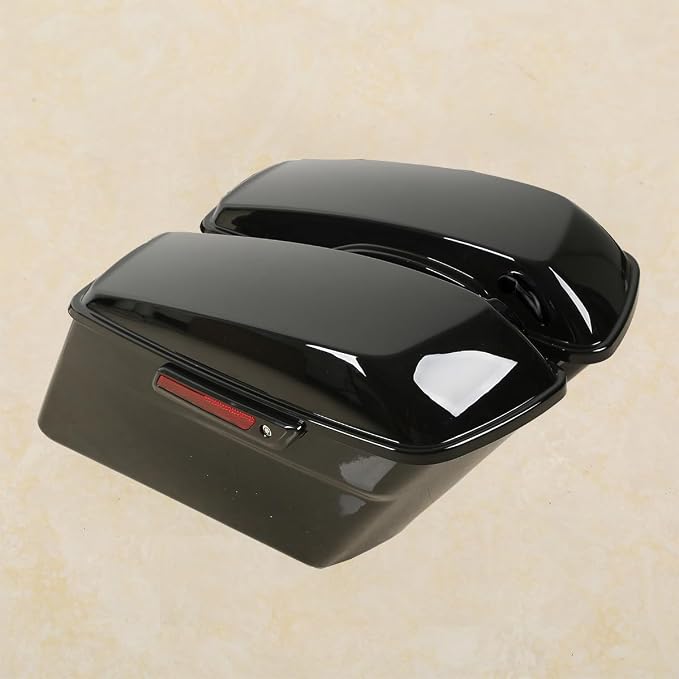 Green-L Vivid Black Hard Saddlebags - Image 6