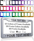 Personalized License Plate Frames Custom Your Text License Plate Holders 27 by Santouis