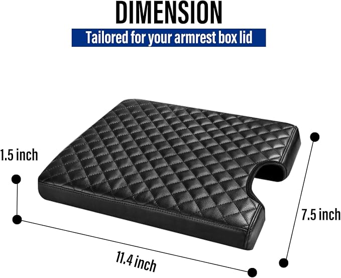 Center Console Cover for Ford F150 2015-2022, F250 F350 F450 F550 2017-2022 - Image 7
