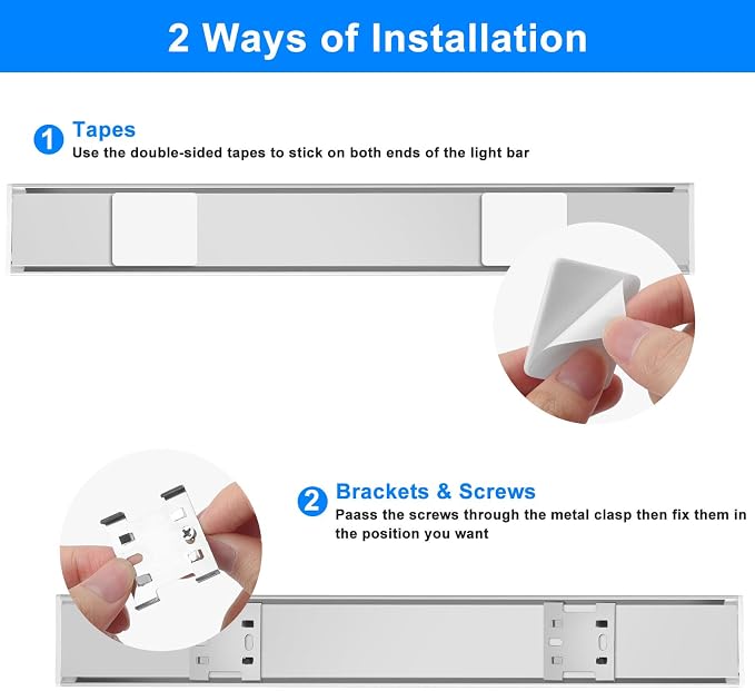 Linkstyle 4PCS 12V Interior LED Light Bar, 108 LEDs Light Strip Lights - Image 4
