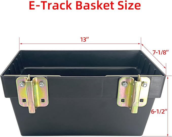 1 Pack Heavy Duty E-Track Basket - Image 7
