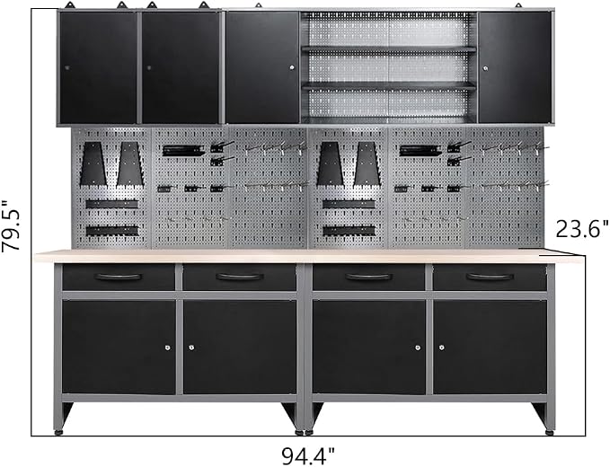 JZD Garage Tool Storage Cabinet System - Image 2