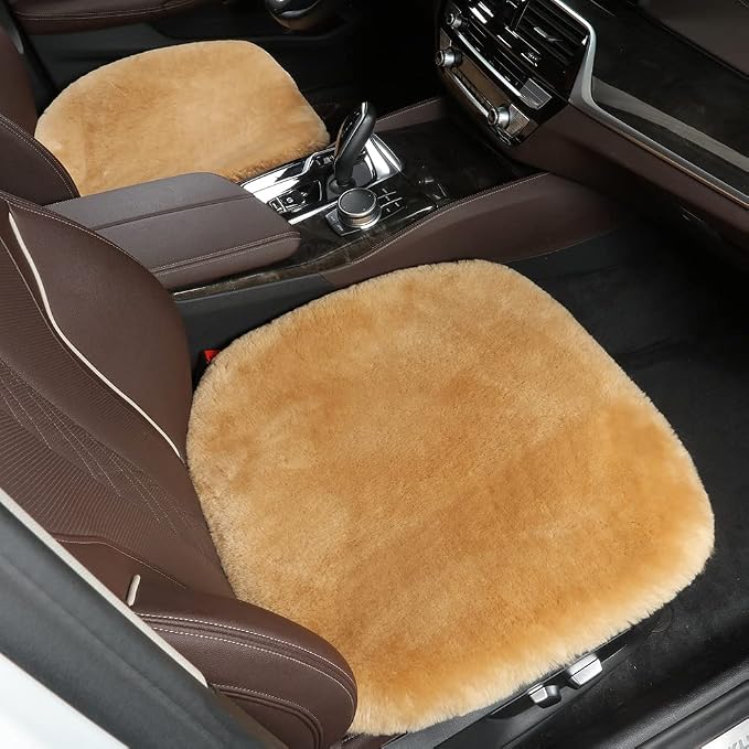 LLB Genuine Sheepskin Car Seat Cushion Seat Covers - Image 2