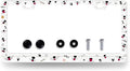 Cute Dog Cat Mouth License Plate Frame Colorful Animal License Plate Holder by RNKATIH