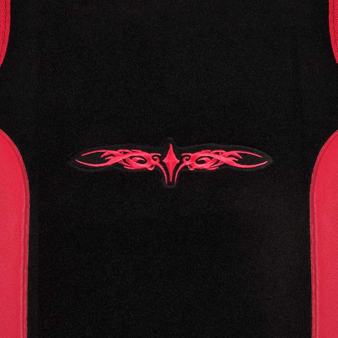 carXS Fresh Two-Tone Carpet Floor Mats, Tribal Tattoo Design - Image 9