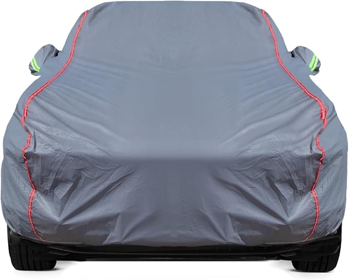 Breathable New Material, Waterproof Car Cover, Locks and Zipper Doors, by QUYDDC