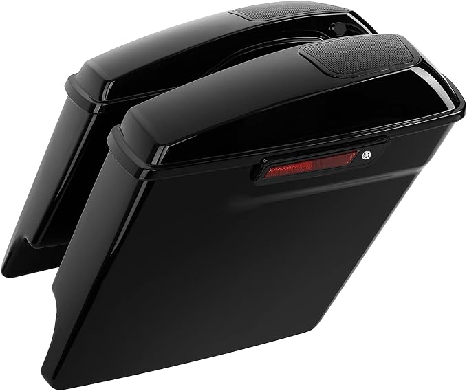 XFMT Motorcycle 5" Stretched Hard Saddlebags W/ 6 x 9 Inches Speaker Lids - Image 9