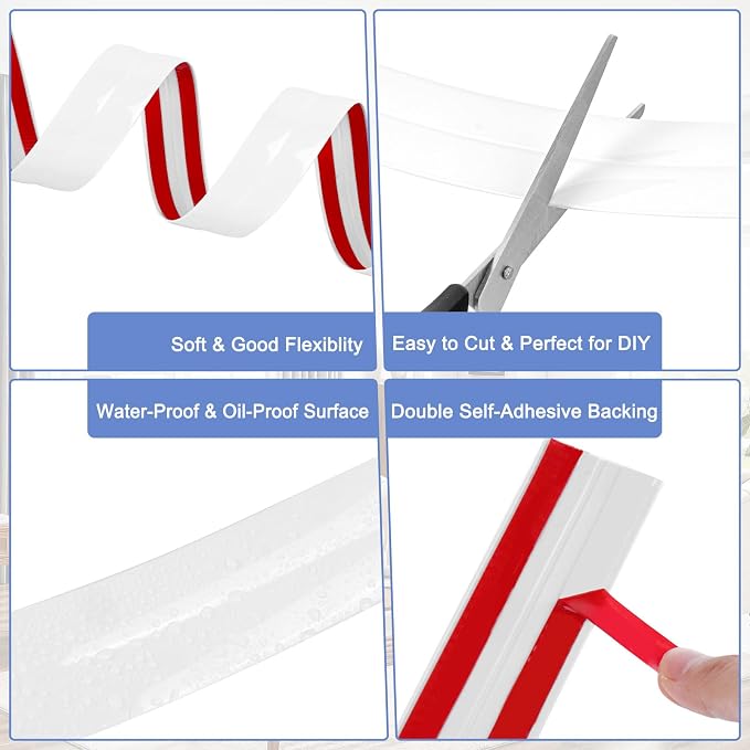 Wall Corner Protector Moulding Trim Peel and Stick Wall Corner Guards Trim - Image 3