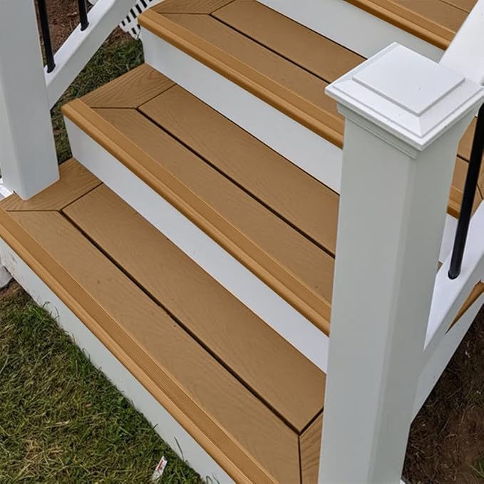 Rubber Bond Stair Edge Protector 36x2x1 inch Anti-Slip Stair Corner Trim Rubber - Image 5