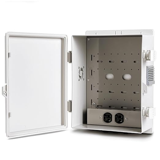 Outdoor Electrical Junction Box, ABS Water Resistant Enclosure by Namunanee