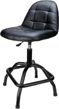 Performance Tool W85031 Pneumatic High Back Adjustable Swivel Bar Stool by PerformanceTool