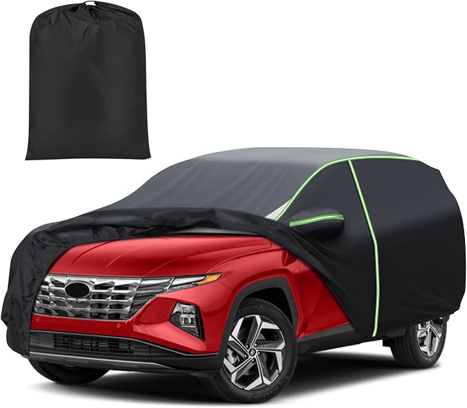 Mixsuper Liner Car Cover for Ford Escape 2000-2026, 7 Layers Waterproof Car by Mixsuper+Liner