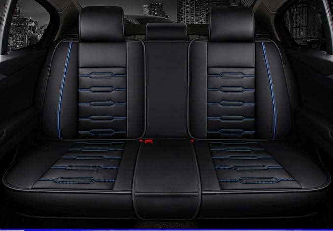 Seat Covers Full Set, Waterproof Leather Seat Covers - Image 3