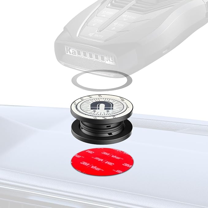 Magnetic Radar Detector Dashboard Mount by Unknown