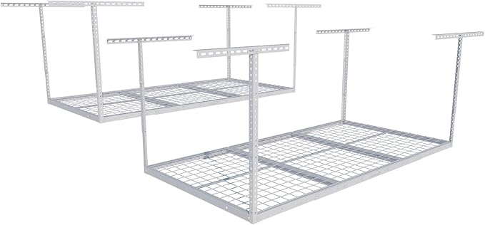 FLEXIMOUNTS 2 Pack 3x6 Overhead Garage Storage Adjustable Ceiling Rack 72" by FLEXIMOUNTS