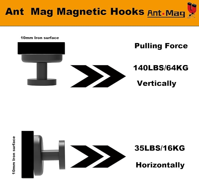 Ant Mag Magnet Hooks Heavy Duty 160lbs - Image 3