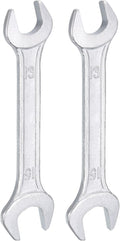 HARFINGTON 2pcs Double Open End Wrench 13mm x 15mm Metric 15 Degree Offset by HARFINGTON