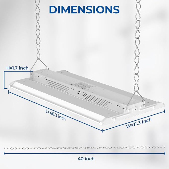 CINOTON 4FT 220W LED Shop Light - Image 6