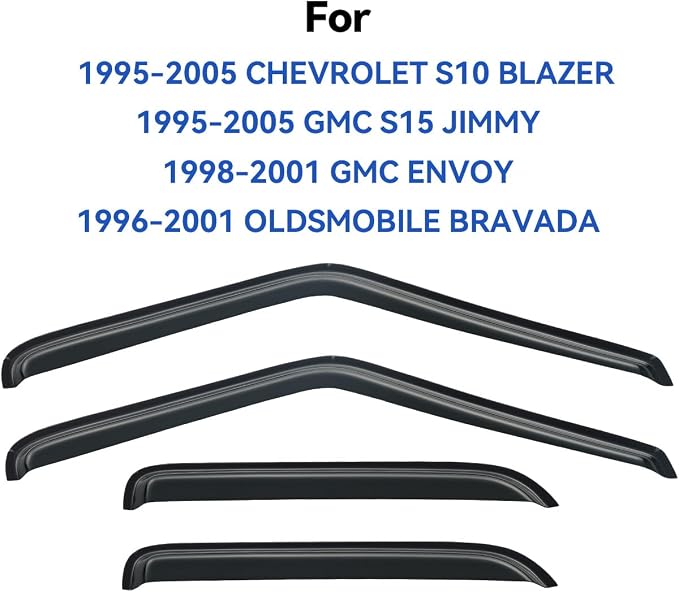 Window Visors Rain Guards Shield - Image 2