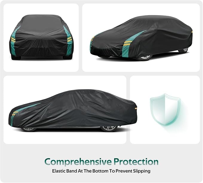 Coupe Car Cover Custom Fit for Mercedes C Class C220 C250 C300, Waterproof All - Image 4