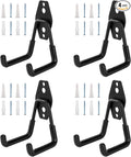 4 Pack Garage Hooks, Garage Tool Organizer Wall Mount, Heavy Duty by KAROSOM