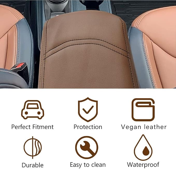 Muslogy Center Console Armrest Cover Compatible - Image 3
