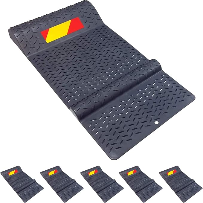 Electriduct Pack of 6 Plastic Parking Mat Guides by Electriduct