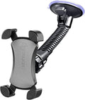 ToughTested Mammoth Windshield Mobile Mount, Double-Ribbed Gooseneck Arm by ToughTested