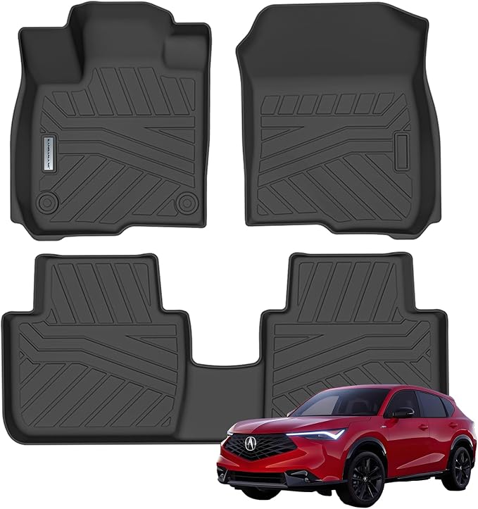 Floor Liners for 2025 Acura ADX TPE All Weather Protection 1st & 2nd Row Car by SANBAN-AXE