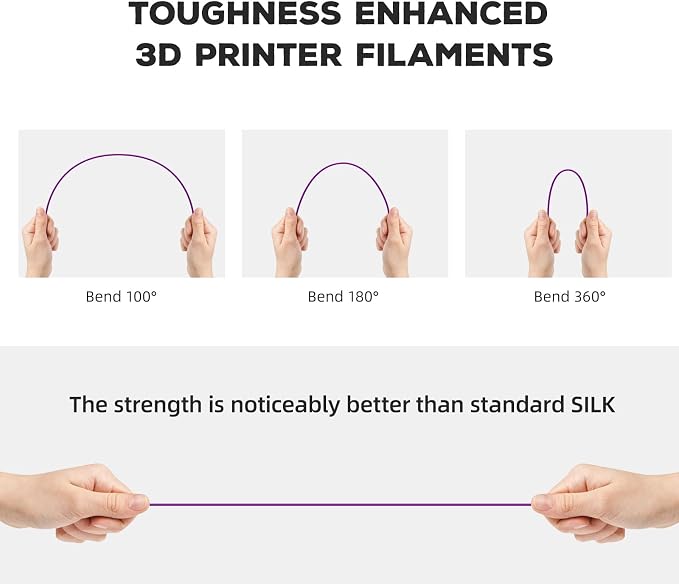 FLASHFORGE PLA Filament 1.75mm, 3D Printer Filament 1kg Spool, Dimensional - Image 4