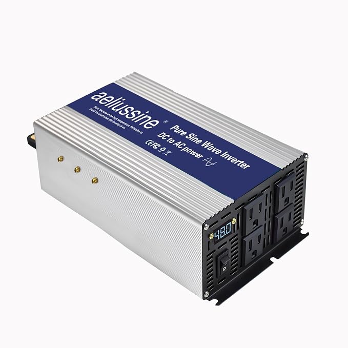2000W Pure Sine Wave Inverter-48V DC to 110V 120V AC Power Converter by aeliussine