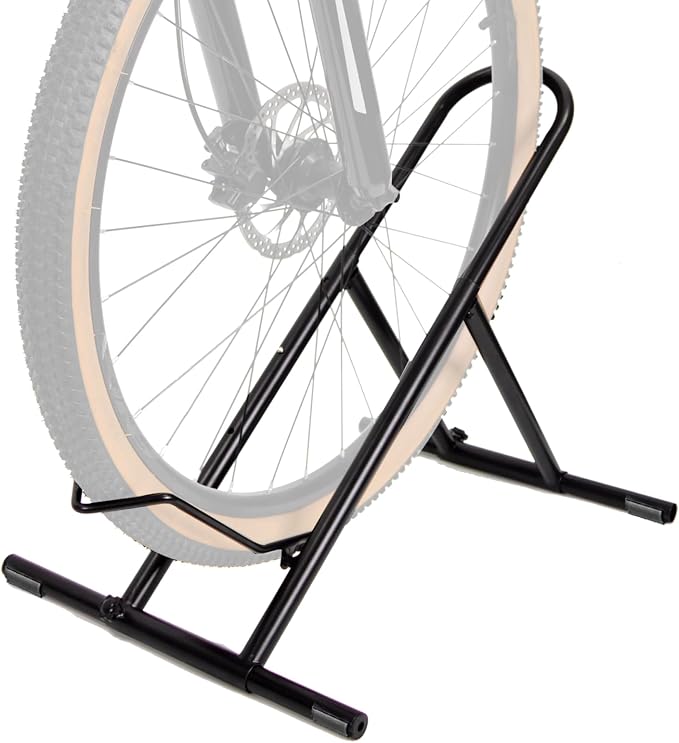 Folding Bike Floor Stand Rack, Portable Bicycle Parking Rack Storage - Image 9