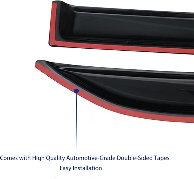 Window Visors Rain Guards fits 2013 2014 2015 XV CrossTrek, Out-Channel Window - Image 7