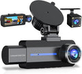Dash Cam Front and Rear 2.5K/1440P, 3 Channel Dash Camera by BAEASU