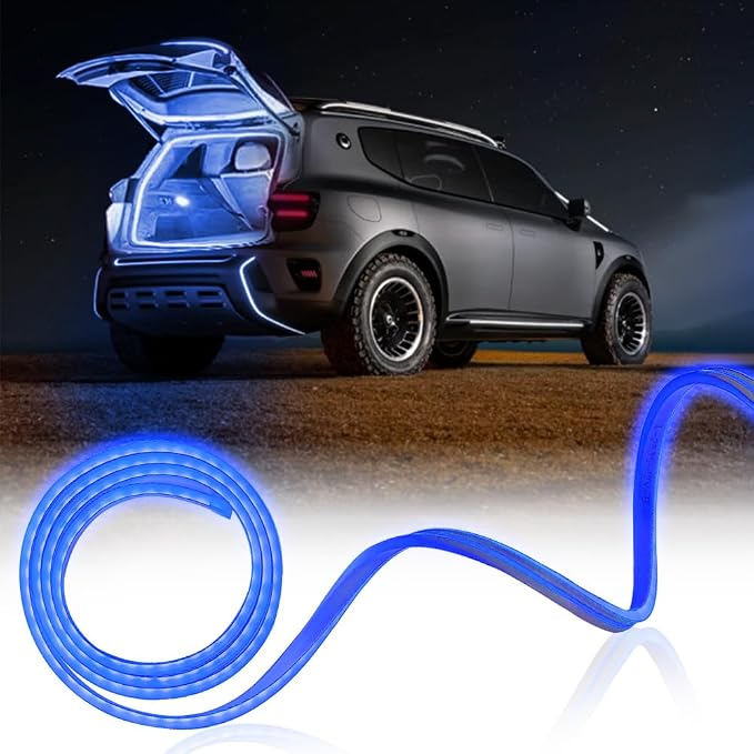 Car LED Strip Light For Trunk, 158Inch IP67 Silicone Waterproof Neon Light by YIFENGSHUNDIRECT