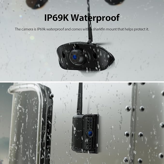 4 Cameras Wireless RV Backup System - Image 5