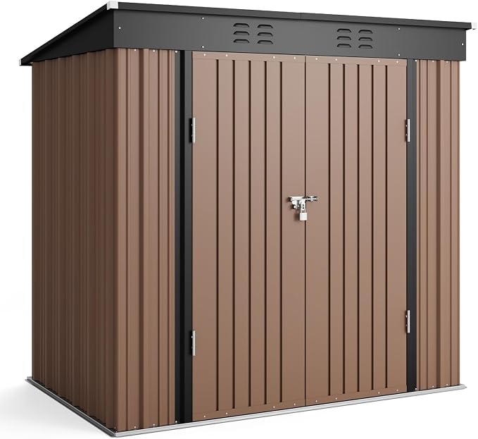 Bealife Outdoor Storage Shed Clearance, Metal Outdoor Storage Cabinet, - Image 9