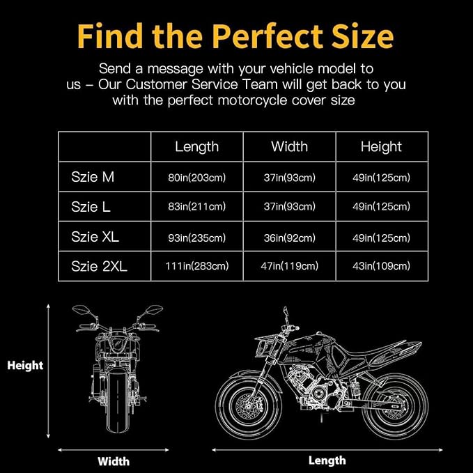 Coverado Motorcycle Cover Waterproof, All Weather Protection Outdoor Full - Image 6