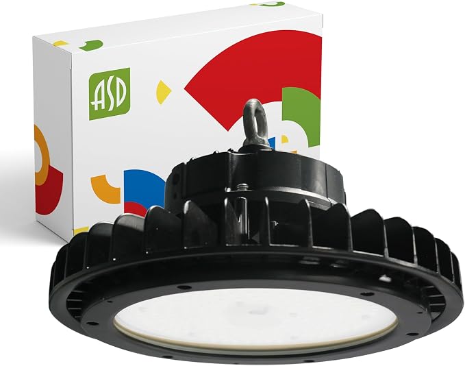 ASD LED High Bay UFO Light Fixture, Commercial Shop Lighting | Dimmable by ASDLightingCorporation