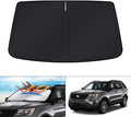 KUST Windshield Sun Shade for 2011-2019 Ford Explorer SUV Accessories, Custom by KUST