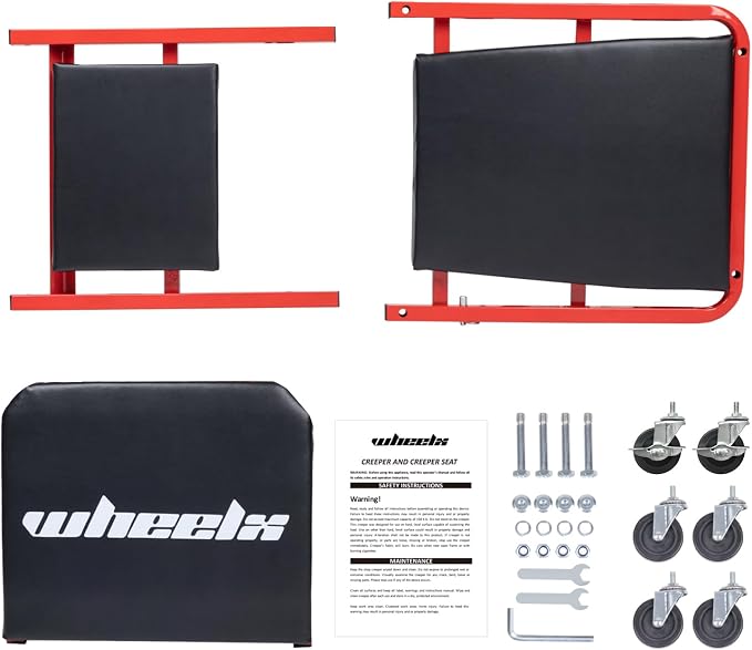 Mechanic Creeper 36 Inches 2-in-1 Z Seat - Image 7