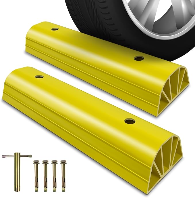 ROBLOCK Parking Stopper for Home Garage & Outside, Heavy Duty Garage Stoppers by ROBLOCK