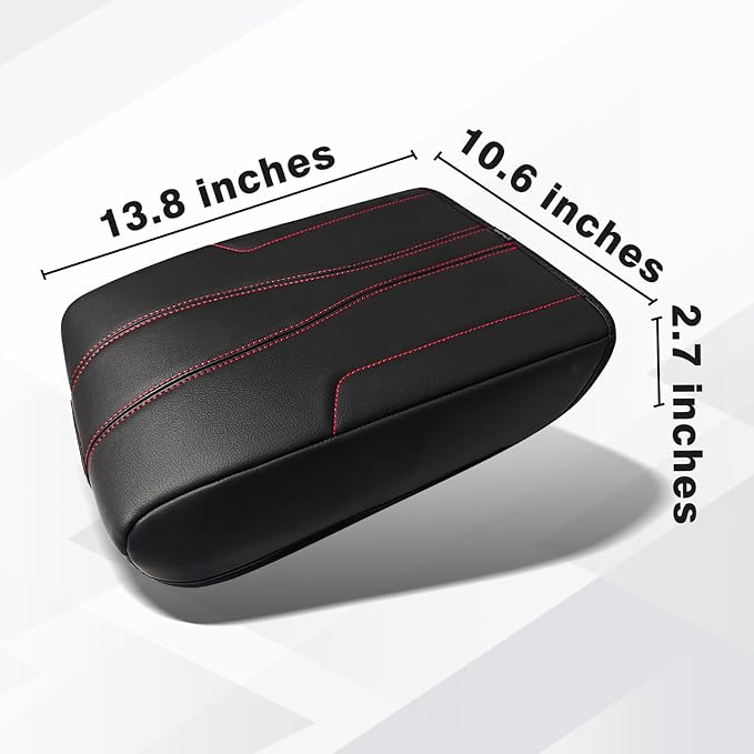 Muslogy Armrest Cover Center Console Cover Compatible - Image 2
