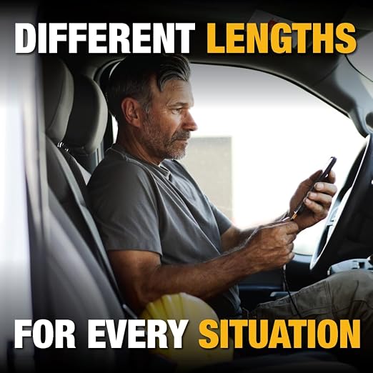 DEWALT Heavy Duty Lightning to USB A Cable — Reinforced Braided Cable - Image 7
