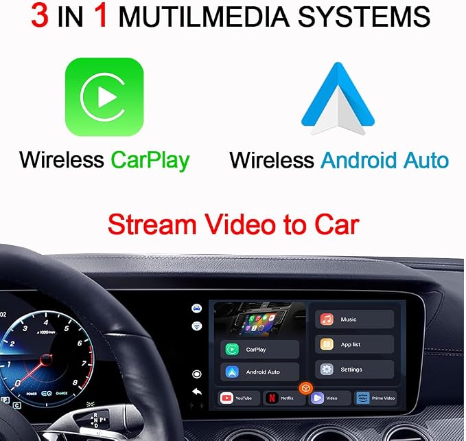 CarPlay Box Streaming Device for Car, Wireless CarPlay Adapter & Android Auto - Image 2