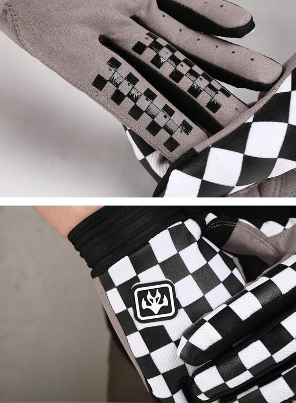 Dirt Bike Motorcycle Gloves for Men Women Finger Touchscreen Motorbike Gloves - Image 4