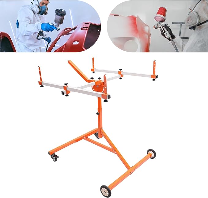 Automotive Rotating Painting Stand Multifunction Freestanding Paint Holder - Image 4